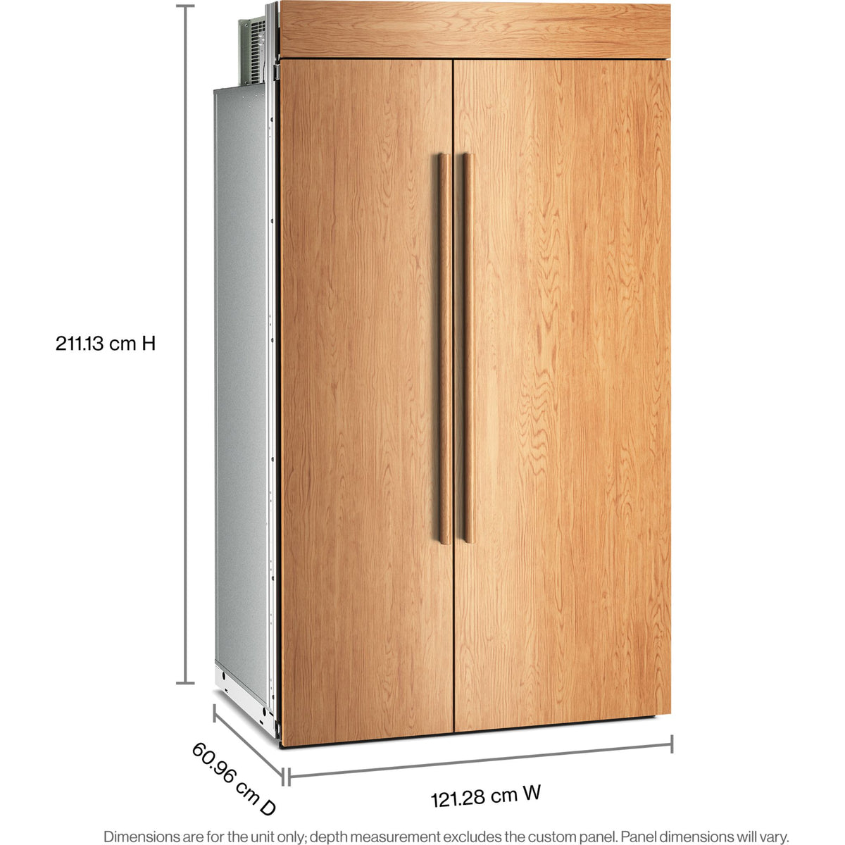 KitchenAid Side x Side Fridge (KBSN748TPA) - Panel Ready