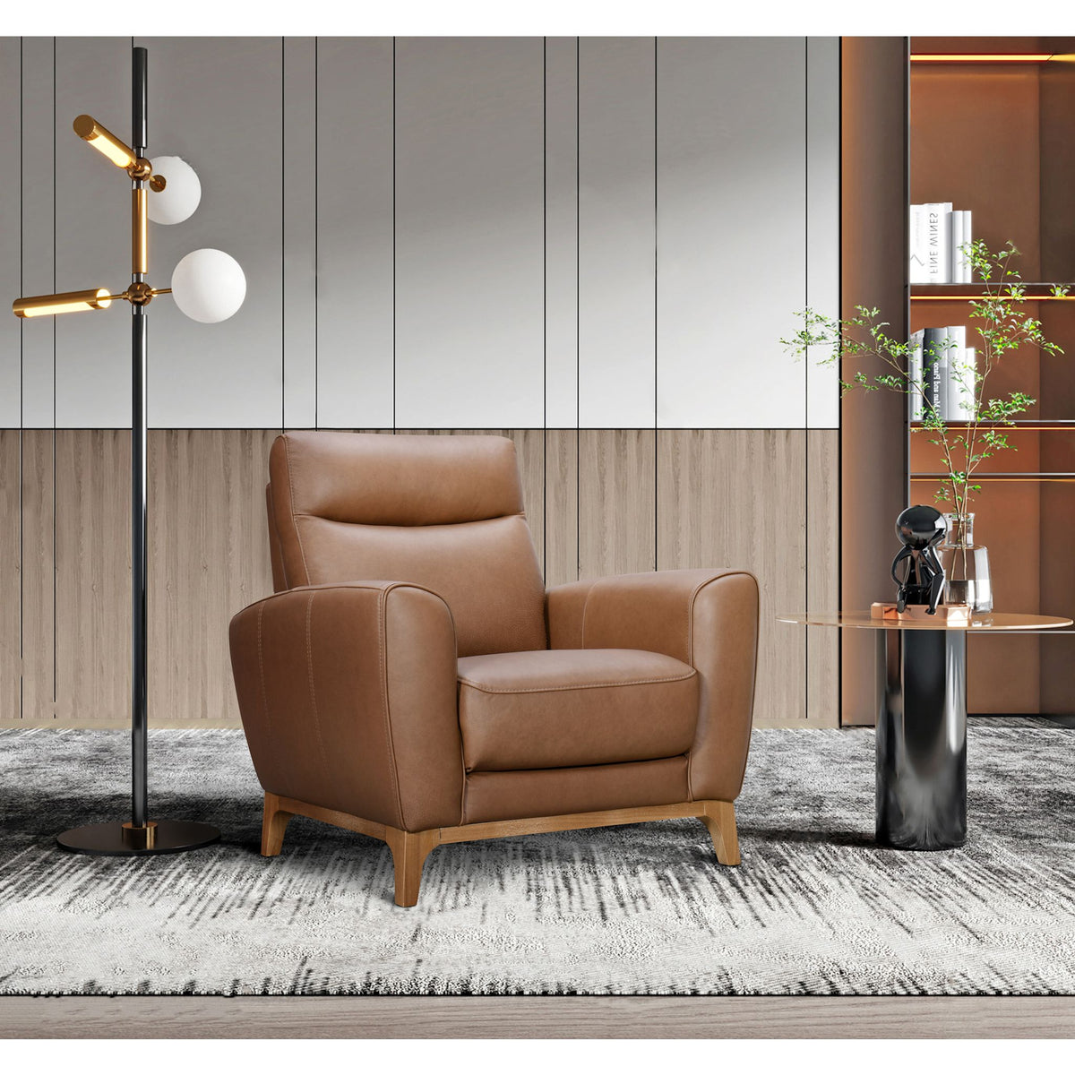 Tenth+Maple Harmony Accent Chair - Ranger Russet | Veilleux Furniture